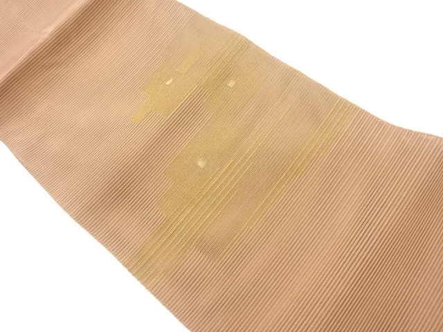 JAPANESE NAGOYA OBI FOR SUMMER / / TSUZURE / WOVEN ABSTRACT STRIPE